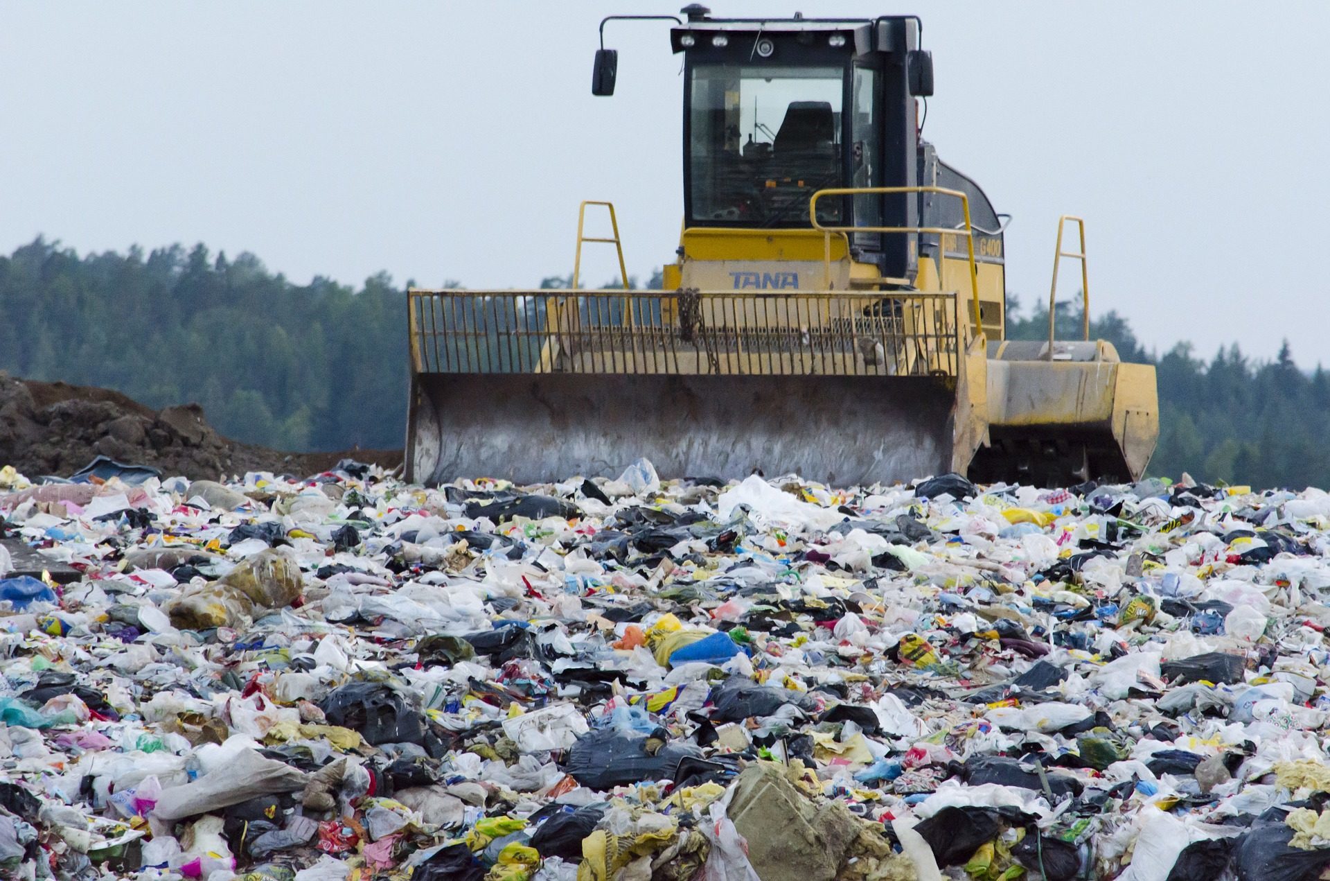 Image de déchets enfouis