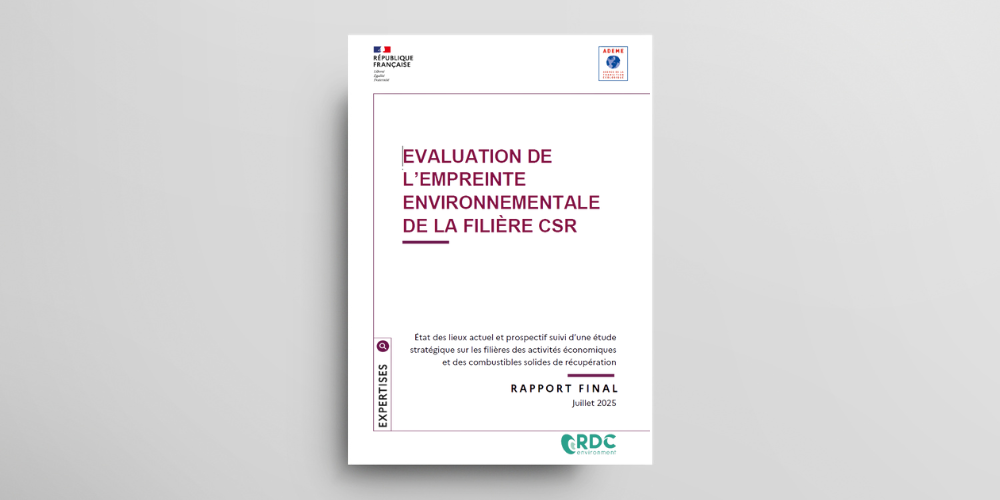 Evaluation empreinte environnementale filière CSR