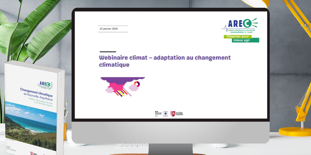 Webinaire OREGES adaptation au changement climatique Nouvelle-Aquitaine