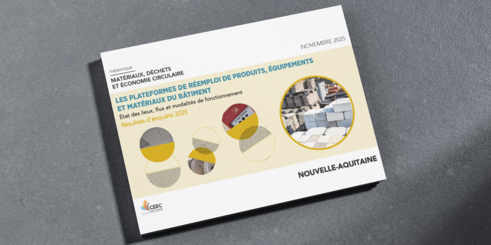 CERC publication plateformes réemploi produits du batiment